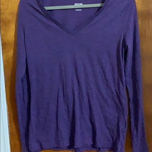 Purple long sleeve shirt soft
